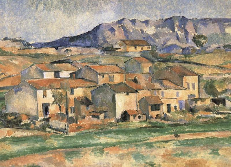 near the village garden, Paul Cezanne